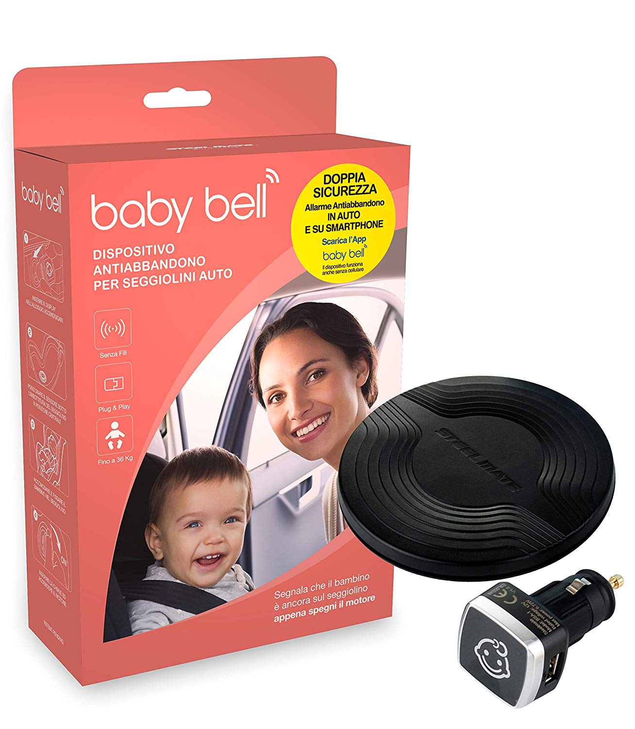 Dispositivo Anti Abbandono Steelmate Baby Bell | Recensione & Opinioni